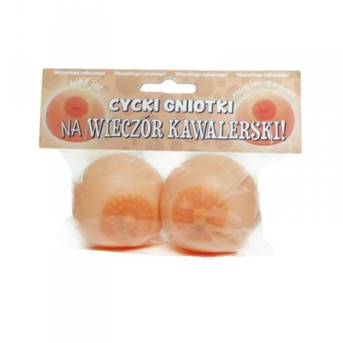 Cycki gniotki 2szt. na wieczór kawalerski Cycki gniotki 2szt. na wieczór kawalerski