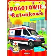 Książeczka Pogotowie Ratunkowe Bezpieczeństwo + naklejki Książeczka Pogotowie Ratunkowe Bezpieczeństwo + naklejki