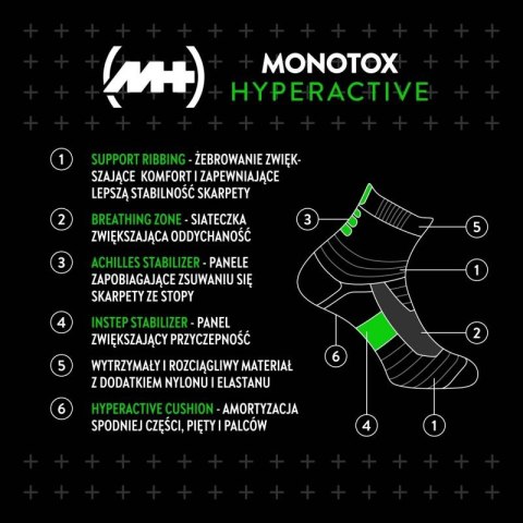 Skarpety Monotox Hyperactive Socks 2-pack MX20010 Skarpety Monotox Hyperactive Socks 2-pack MX20010