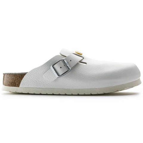 Chodaki męskie Birkenstock Boston ESD White skóra naturalna klapki dla medyka regular szerokie (0061370) Chodaki męskie Birkenstock Boston ESD White skóra naturalna klapki dla medyka regular szerokie (0061370)
