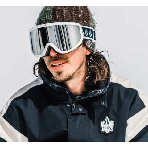 Gogle narciarskie damskie/męskie Volcom Footprints snowboardowe sportowe srebrne (VG0622116) Gogle narciarskie damskie/męskie Volcom Footprints snowboardowe sportowe srebrne (VG0622116)