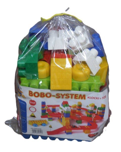 Klocki wielkie Bobo System + tor KW-ŚREDNIE 607 Klocki wielkie Bobo System + tor KW-ŚREDNIE 607