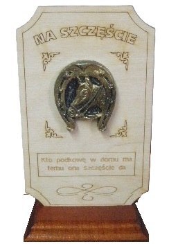 Tabliczka podkowa frez 13 x 7,5 cm NR.29 Tabliczka podkowa frez 13 x 7,5 cm NR.29