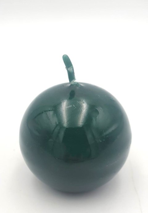 Świeca klasyczna kula 60mm ciemny zielony | B46 K60 Świeca klasyczna kula 60mm ciemny zielony | B46 K60