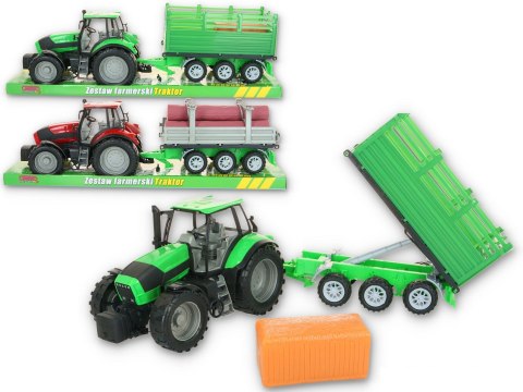 Traktor z przyczepą 22cm Traktor z przyczepą 22cm