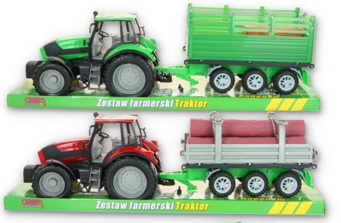 Traktor z przyczepą 22cm Traktor z przyczepą 22cm