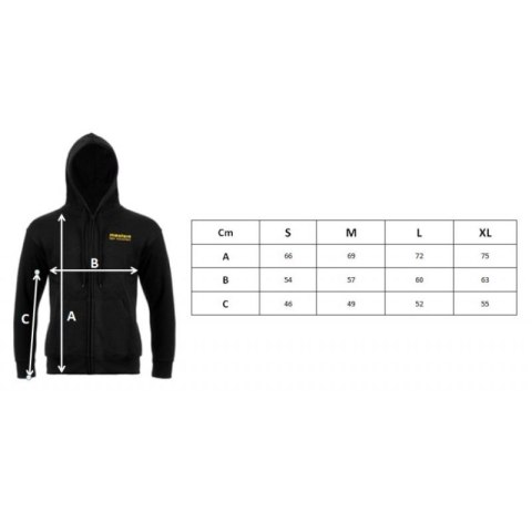 Bluza rozpinana z kapturem Masters M 04473-01M