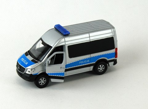 Auto metalowe WELLY 1:34 PRL SPRINTER POLICJA Auto metalowe WELLY 1:34 PRL SPRINTER POLICJA
