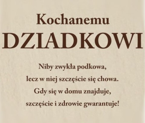 Deska podkowa dla Dziadka 27 x 12 cm. Deska podkowa dla Dziadka 27 x 12 cm.