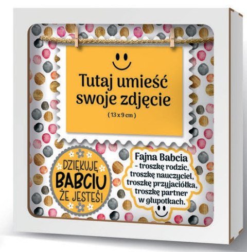Ramka 20x20cm puzzle 3D Dziękuję Babciu że jesteś! Ramka 20x20cm puzzle 3D Dziękuję Babciu że jesteś!