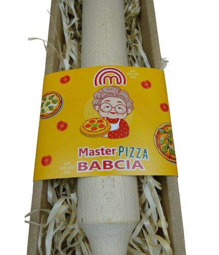 Wałek do ciasta pizzy w pudełku dla Babci 42 x 9 cm. Wałek do ciasta pizzy w pudełku dla Babci 42 x 9 cm.