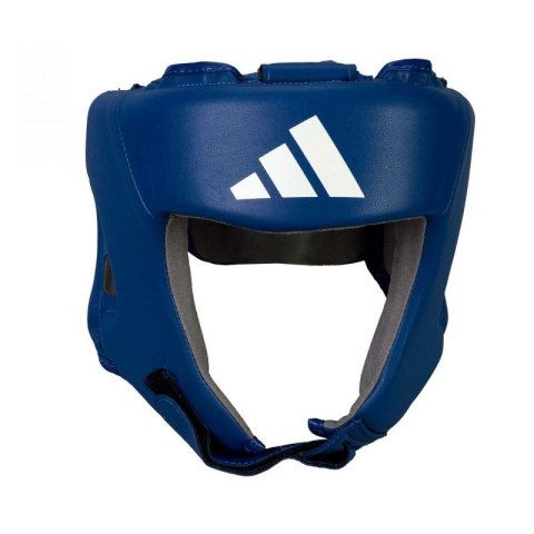 Kask turniejowy adidas IBA ze skóry z kaktusa ADIIBAH1C-Niebieski Kask turniejowy adidas IBA ze skóry z kaktusa ADIIBAH1C-Niebieski