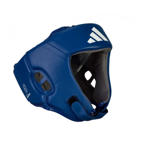 Kask turniejowy adidas IBA ze skóry z kaktusa ADIIBAH1C-Niebieski Kask turniejowy adidas IBA ze skóry z kaktusa ADIIBAH1C-Niebieski