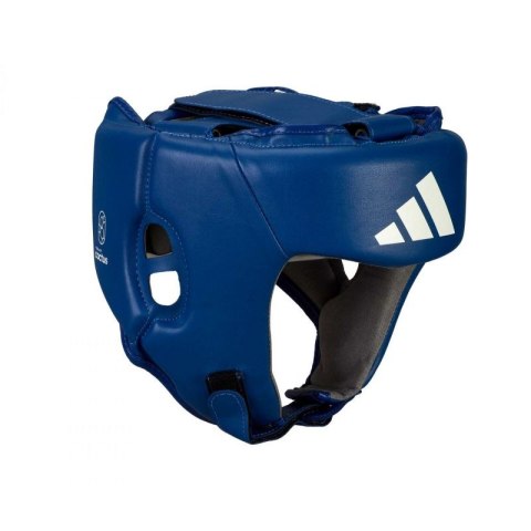 Kask turniejowy adidas IBA ze skóry z kaktusa ADIIBAH1C-Niebieski Kask turniejowy adidas IBA ze skóry z kaktusa ADIIBAH1C-Niebieski
