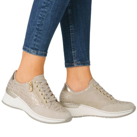 Sneakersy na koturnie Rieker W N4316 RKR760 Sneakersy na koturnie Rieker W N4316 RKR760