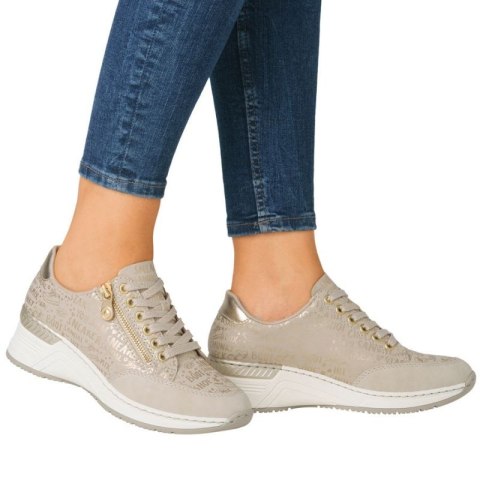 Sneakersy na koturnie Rieker W N4316 RKR760 Sneakersy na koturnie Rieker W N4316 RKR760