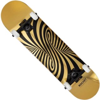 Deskorolka Rocket Twisted Foli Gold 7.5" RKT-COM-1555