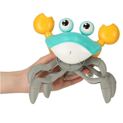 Krab pełzający interaktywny z dźwiękiem ZIELONY KX4896_1 Krab pełzający interaktywny z dźwiękiem ZIELONY KX4896_1