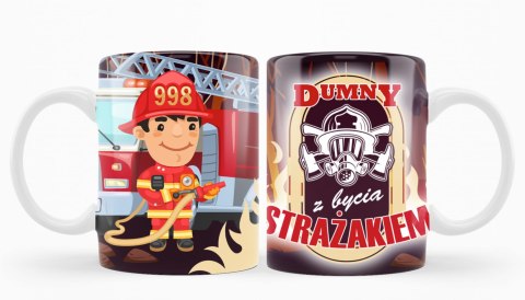 Kubek - Dumny z bycia strażakiem K183 Kubek - Dumny z bycia strażakiem K183
