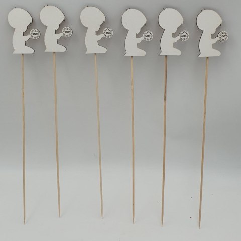 Pik 6szt. KOMUNIA ŚW. CHŁOPIEC IHS 7cm Pik 6szt. KOMUNIA ŚW. CHŁOPIEC IHS 7cm