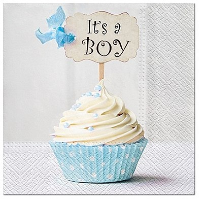 Serwetki 33x33 SDL150800 Blue Cupcake 20szt Serwetki 33x33 SDL150800 Blue Cupcake 20szt