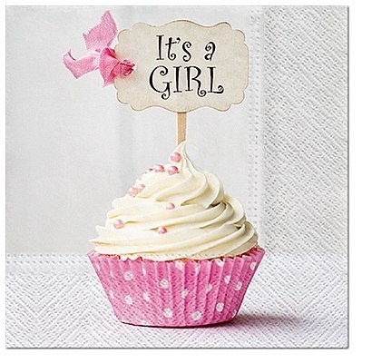 Serwetki 33x33 SDL150900 Pink Cupcake 20szt. Serwetki 33x33 SDL150900 Pink Cupcake 20szt.