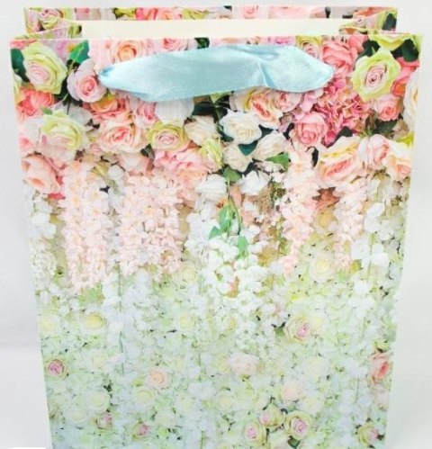 Torba papierowa 12szt. 18x23cm KWIATY 1794 Torba papierowa 12szt. 18x23cm KWIATY 1794