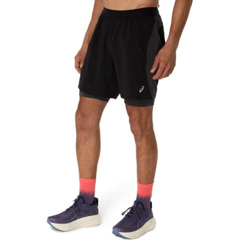 Spodenki Asics Road 2N1 7IN Short M 2011D246001 Spodenki Asics Road 2N1 7IN Short M 2011D246001