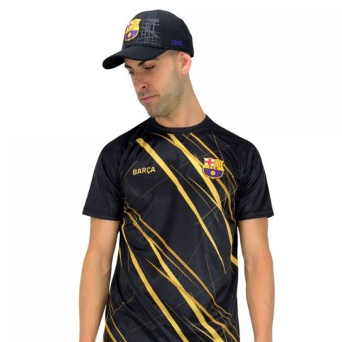 Czapka z daszkiem FC Barcelona bejsbolówka Cap Cross Black FCB 5001GEXNN Czapka z daszkiem FC Barcelona bejsbolówka Cap Cross Black FCB 5001GEXNN