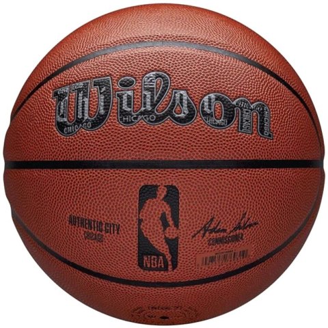 Piłka do koszykówki Wilson NBA Authentic City Chicago Ball WZ2016002XB Piłka do koszykówki Wilson NBA Authentic City Chicago Ball WZ2016002XB