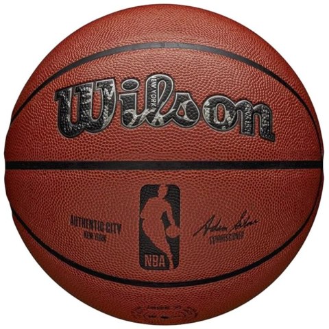 Piłka do koszykówki Wilson NBA Authentic City New York Ball WZ2016001XB Piłka do koszykówki Wilson NBA Authentic City New York Ball WZ2016001XB