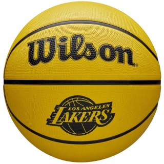 Piłka do koszykówki Wilson NBA Team Tribute Solid Los Angeles Lakers Ball WZ4025414XB