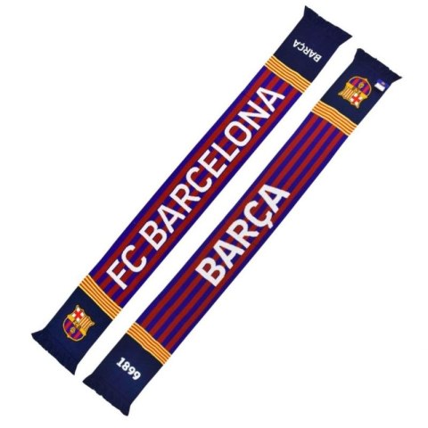 Szalik FC Barcelona Double Knitted Scarf N24 5004BUD17 Szalik FC Barcelona Double Knitted Scarf N24 5004BUD17