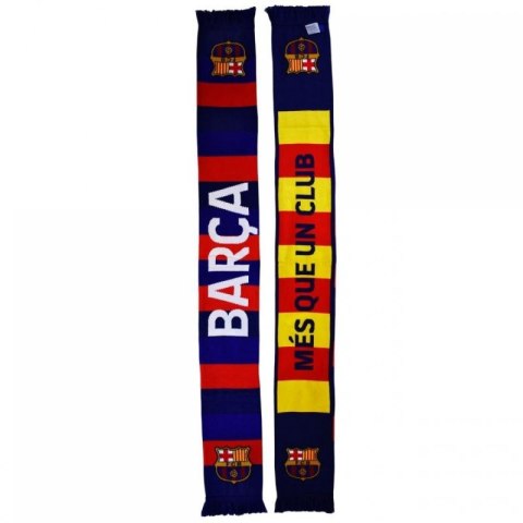 Szalik FC Barcelona Double Knitted Scarf N27 5004BUD27 Szalik FC Barcelona Double Knitted Scarf N27 5004BUD27