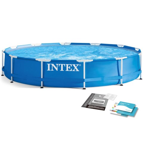 Basen ogrodowy stelażowy 366 x 76 cm INTEX 28210 Basen ogrodowy stelażowy 366 x 76 cm INTEX 28210