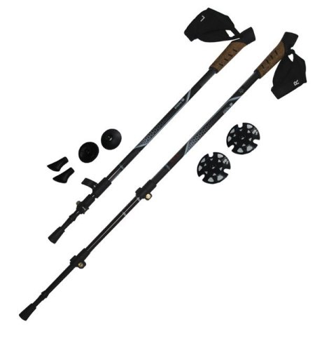 Kije Trekkingowe z Szybkozłączką Regulowane ACRA 72 - 140 cm Kije Trekkingowe z Szybkozłączką Regulowane ACRA 72 - 140 cm