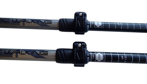 Kije Trekkingowe z Szybkozłączką Regulowane ACRA 72 - 140 cm Kije Trekkingowe z Szybkozłączką Regulowane ACRA 72 - 140 cm