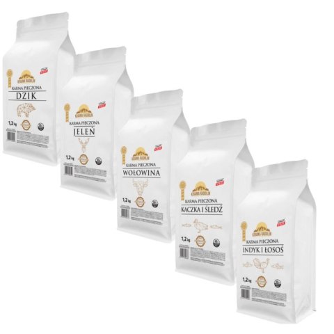 Kraina Radolin Jeleń 1,2 kg 60% mięsa pieczonego dziczyzna dla psów z alergia i nadwrażliwością Kraina Radolin Jeleń 1,2 kg 60% mięsa pieczonego dziczyzna dla psów z alergia i nadwrażliwością
