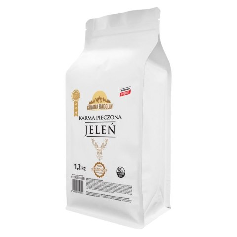 Kraina Radolin Jeleń 1,2 kg 60% mięsa pieczonego dziczyzna dla psów z alergia i nadwrażliwością Kraina Radolin Jeleń 1,2 kg 60% mięsa pieczonego dziczyzna dla psów z alergia i nadwrażliwością