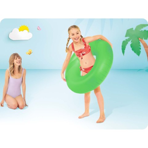 Koło do pływania Neon śr 91 cm - 3 kolory INTEX 59262 zielony Koło do pływania Neon śr 91 cm - 3 kolory INTEX 59262 zielony
