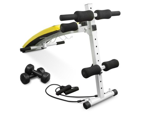 Ławeczka skośna do ćwiczeń z ekspanderami i hantlami Neo-Sport NS-07 Ławeczka skośna do ćwiczeń z ekspanderami i hantlami Neo-Sport NS-07