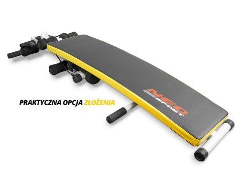 Ławeczka skośna do ćwiczeń z ekspanderami i hantlami Neo-Sport NS-07 Ławeczka skośna do ćwiczeń z ekspanderami i hantlami Neo-Sport NS-07