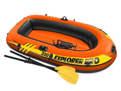 Ponton Explorer PRO 200 Set 196 x 102 x 33 cm wiosła + pompka INTEX 58357 Ponton Explorer PRO 200 Set 196 x 102 x 33 cm wiosła + pompka INTEX 58357