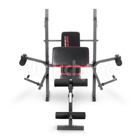Ławeczka do ćwiczeń pod sztangę + modlitewnik Neo-Sport NS-200 Ławeczka do ćwiczeń pod sztangę + modlitewnik Neo-Sport NS-200