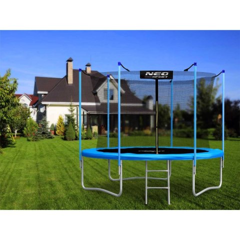 Trampolina ogrodowa 10ft/312cm z siatką wewnętrzną i drabinką Trampolina ogrodowa 10ft/312cm z siatką wewnętrzną i drabinką