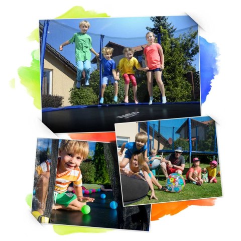 Trampolina ogrodowa 10ft/312cm z siatką wewnętrzną i drabinką Trampolina ogrodowa 10ft/312cm z siatką wewnętrzną i drabinką