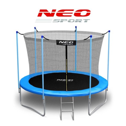 Trampolina ogrodowa 10ft/312cm z siatką wewnętrzną i drabinką Trampolina ogrodowa 10ft/312cm z siatką wewnętrzną i drabinką