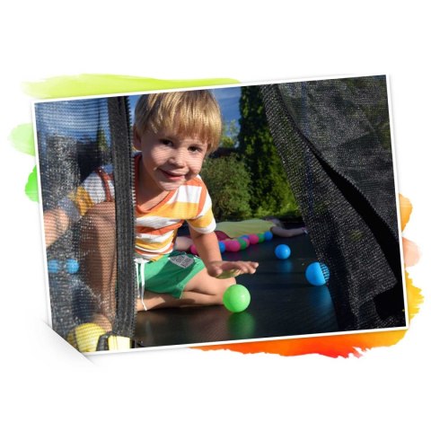 Trampolina ogrodowa 10ft/312cm z siatką wewnętrzną i drabinką Trampolina ogrodowa 10ft/312cm z siatką wewnętrzną i drabinką