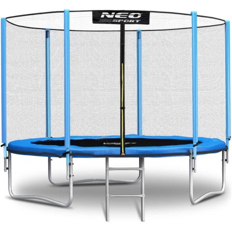 Trampolina ogrodowa 10ft/312cm z siatką zewnętrzną i drabinką Trampolina ogrodowa 10ft/312cm z siatką zewnętrzną i drabinką