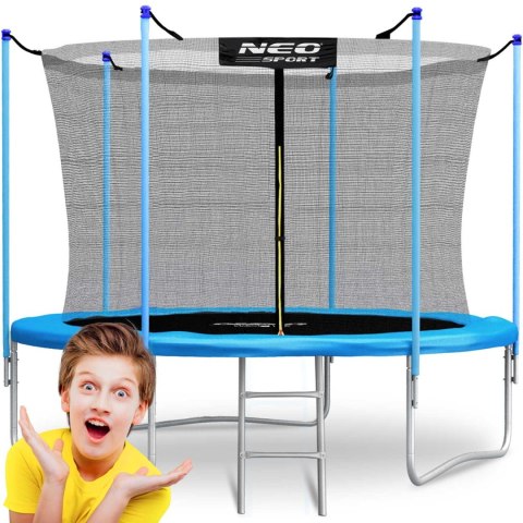 Trampolina ogrodowa 6ft/183cm z siatką wewnętrzną i drabinką Trampolina ogrodowa 6ft/183cm z siatką wewnętrzną i drabinką